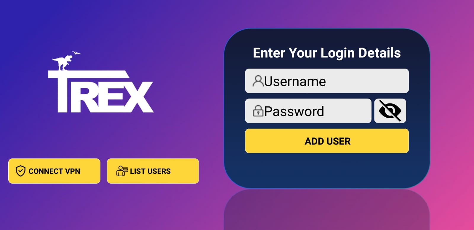 Tubioffers.com app login screen on Android